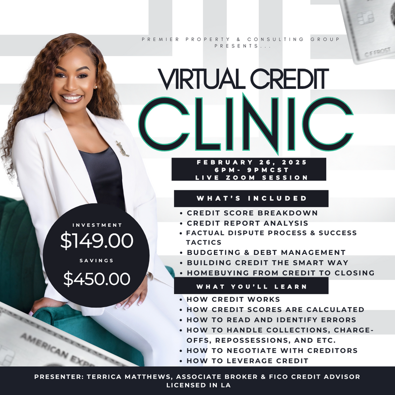 Virtual Credit Clinic : February 26, 2025